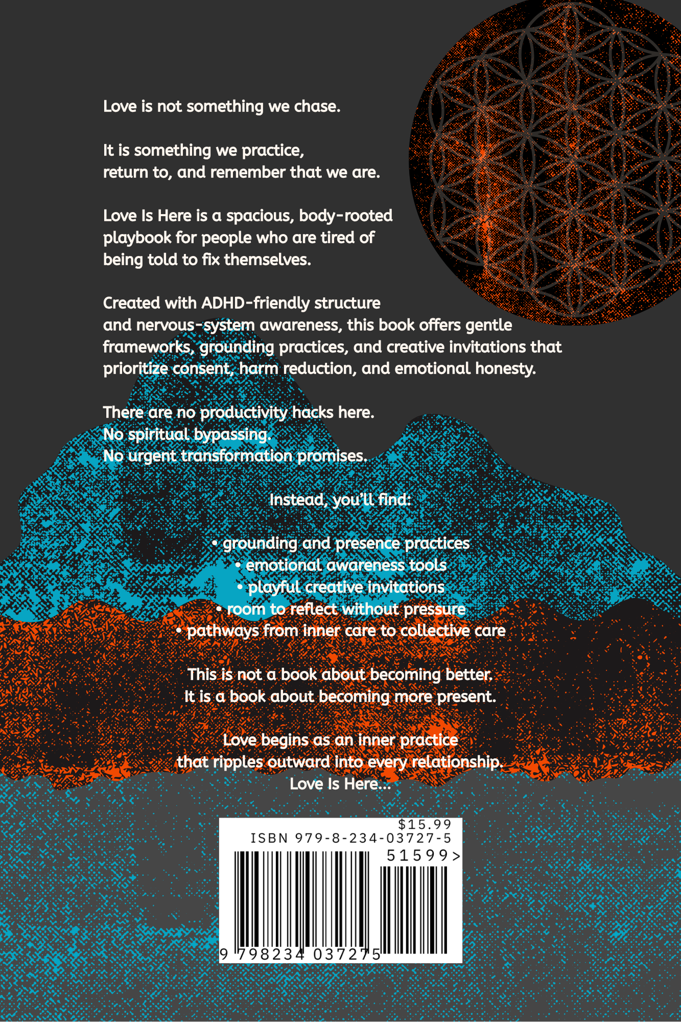 Love is here… Vol. 1 — back cover